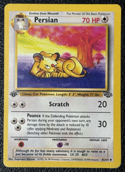 Lot of 4 First Edition Cards - Vintage Pokemon TCG: Jungle - LP/MP - Image 2