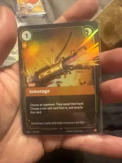 Riftbound Sabotage Jinx Card Origins OGN 156/298 League Of Legends English - Image 1