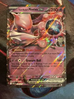 Team Rocket's Mewtwo ex 079/217 ME: Ascended Heroes Double Rare Pokemon Card - Image 1