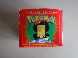 1999 Pokemon 23k Gold Plated Trading Card Togepi Pokeball Burger King - Image 1