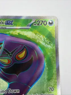 Pokemon TCG Scarlet & Violet Arbok EX Holo Ultra Rare Card 185/165 NM - Image 2