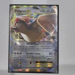 Pokemon Pidgeot EX Ultra Rare Holo Evolutions 64/108 Basic 170 HP Card - Image 1