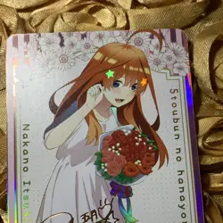 Itsuki Nakano The Quintessential Quintuplets Hotties Goddess Holo Card - Image 2