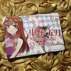 Itsuki Nakano The Quintessential Quintuplets Hotties Goddess Holo Card - Image 5