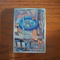 Pokemon TCG - Squirtle 148/142 - Stellar Crown Illustration Rare Card NM - Image 1