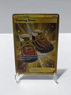Pokemon TCG Trekking Shoes 215/189 Gold Rare Astral Radiance NM - Image 1