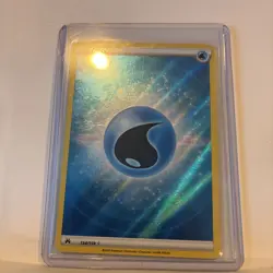 Water Energy (Texture Full Art) 154/159 Ultra Rare Holo NM Pokemon Crown Zenith - Image 3