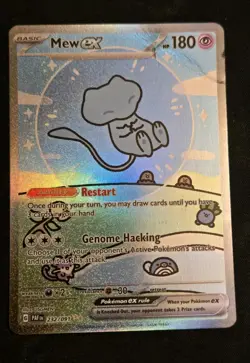 Mew Ex 232/091 SV: Paldean Fates Holo Bubble Mew - Damaged - Pokemon TCG - Image 3