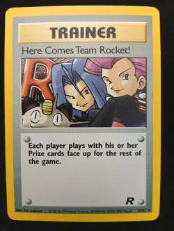 Here Comes Team Rocket! 15/82 - Pokemon Team Rocket Holo - LP/MP - Image 1