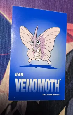 1999 Pokemon Sandylion Sticker #49 Venomoth - Image 1