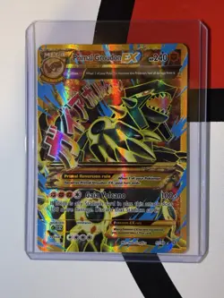 Pokemon TCG Primal Groudon-EX Shiny Full Art Ultra Rare 97/98 (Ancient Origins) - Image 1