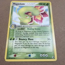 Meganium 9/115 EX Unseen Forces Unlimited Vintage Pokemon TCG 2005 - Image 3