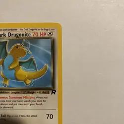 Dark Dragonite 22/82 Team Rocket Non-Holo Rare Pokemon TCG Vintage WOTC - LP - Image 3