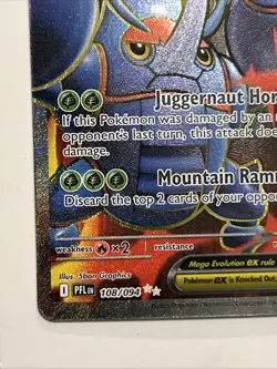 Mega Heracross ex 108/094 Ultra Rare Phantasmal Flames PFL Pokemon TCG NM - Image 2