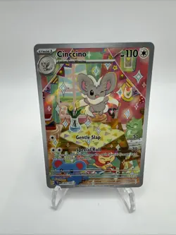 Pokemon TCG Cinccino SV-Temporal Forces 183/162 Illustration Rare Mint Condition - Image 1