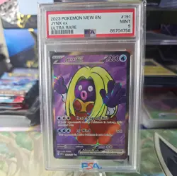 Jynx ex 191/165 Scarlet & Violet 151 Full Art Ultra Rare Pokemon TCG PSA MINT 9 - Image 1