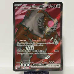 Pokemon Bloodmoon Ursaluna ex 202/167 Full Art Holo Twilight Masquerade - Image 1