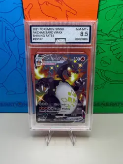 Charizard VMAX 2021 Pokemon SWSH Shining Fates #SV107| AGS 8.5 [NM-MT+] - Image 1