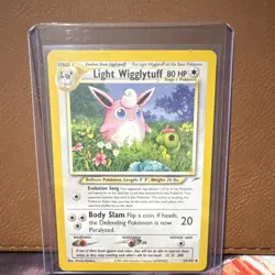 Pokemon Light Wigglytuff Neo Destiny 54/105 - Image 1