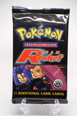 Pokemon 1st Edition Team Rocket Booster Pack Factory Sealed 1999-2000 WOTC - Image 1