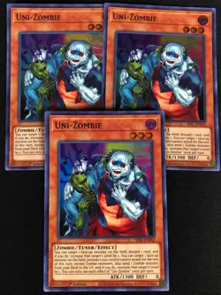 YUGIOH UNI ZOMBIE SESL-EN042 1ST SUPER X3 (NM) - Image 1