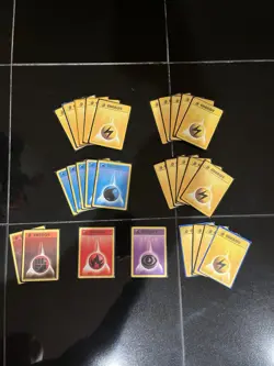 Pokemon Base Set Mixed Energy Cards Lot/Bulk - 1999 TCG - MP-LP - Image 1