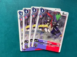 Punkmon EX7-055 Playset Digimon Liberator Card Game x4 - Image 1
