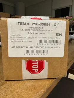 Shrouded Fable Pokemon Center ETB Case SEALED - Pokemon Card Trading Card Game - Image 1