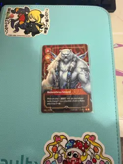 Riftbound Volibear Relentless Storm METAL Card Houston Prize Wall Promo - Image 1