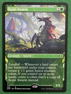 Scute Swarm (Showcase) R Zendikar Rising 308 NM - Image 1