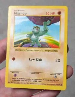 Pokemon TCG - 6 Card lot - Shadowless Machop Gengar Espeon Ludicolo - ALL NM - Image 4