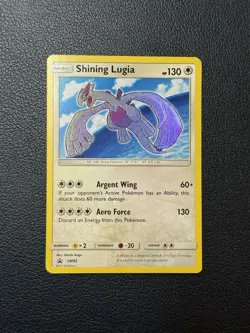 Shining Lugia Holo SM82 Sun & Moon Shining Legends Black Star Promo Pokemon Card - Image 1