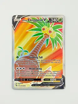 Alolan Exeggutor V (Full Art) - 071/078 PGO Pokemon GO Ultra Rare NM - Image 1