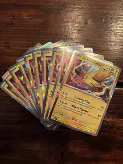 (10) Pokemon TCG Team Rocket’s Zapdos 070/182 Holo LOT! Destined Rivals - Image 1