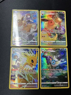Pokemon Eevee Flareon Jolteon Vaporeon Holo Brilliant Stars Trainer Gallery - Image 2