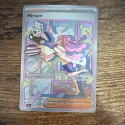 Pokemon Trainer Miriam Full Art Holo 251/198 SV01 Special Illustration Rare - Image 1