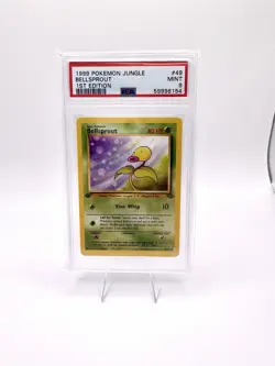Pokemon 1999 Bellsprout 49/64 Jungle 1st Edition PSA 9 - Image 1