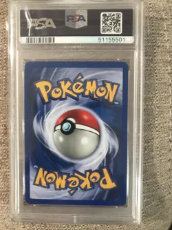 Pokemon Birthday Pikachu # 24 2001 Holo Black Star Promo PSA 8 - Image 2