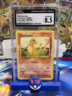 Pokemon Charmander #46 Base Set Unlimited 1999 - CGC 8.5 - Image 1