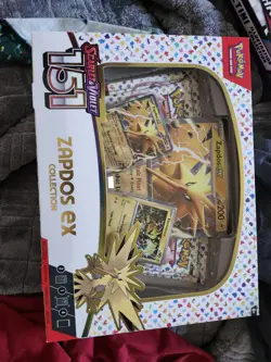 Pokemon TCG Scarlet & Violet 151 Zapdos EX Collection Box Sealed NEW - Image 1