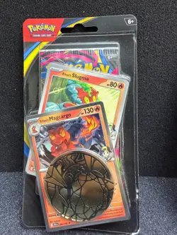 Pokemon TCG Phantasmal Flames - 2x Premium Checklane Blister (Greedent+Magcargo) - Image 3