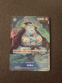 NM Jinbe P-030 English One Piece Premium Collection Bandai Games Fest 23-24 - Image 1