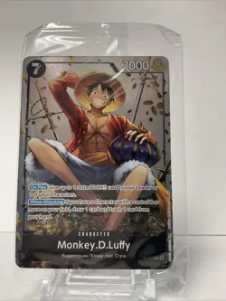 One Piece CCG Monkey D. Luffy Art P-075 Promo Tin Pack Set Vol. 2 Sealed Eng - Image 1