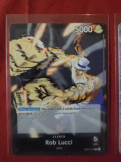 One Piece TCG Custom Black Rob Lucci Deck Ready to Play With DON! CP9 - Image 1