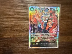 Mr.2.Bon.Kurei (Bentham) SR The Azure Sea's Seven OP14-091 One Piece Super Rare - Image 1