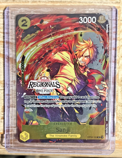 One Piece Sanji ONLINE Regional Tournament Event Pack Foil Promo Card OP03-102 - Image 2
