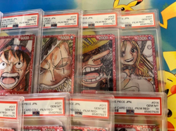 PSA 10 One Piece Film Red Graded Card Set Card Sequential Set of 12 From Japan - Image 3