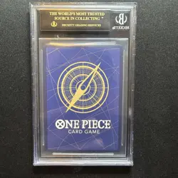 One Piece CCG Monkey.D.Luffy 1st Anniversary Special ST01-012 BGS 10 BLACK LABEL - Image 4