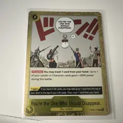 One Piece Bandai You're the One Who Should Disappear Sky Island OP06-115 Event - Image 1