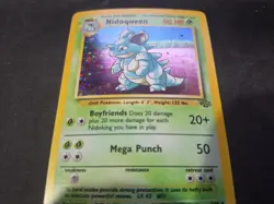 Nidoqueen 7/64 Jungle Set Holo Pokemon Card Rare Lightly Played Sunbleached - Image 3